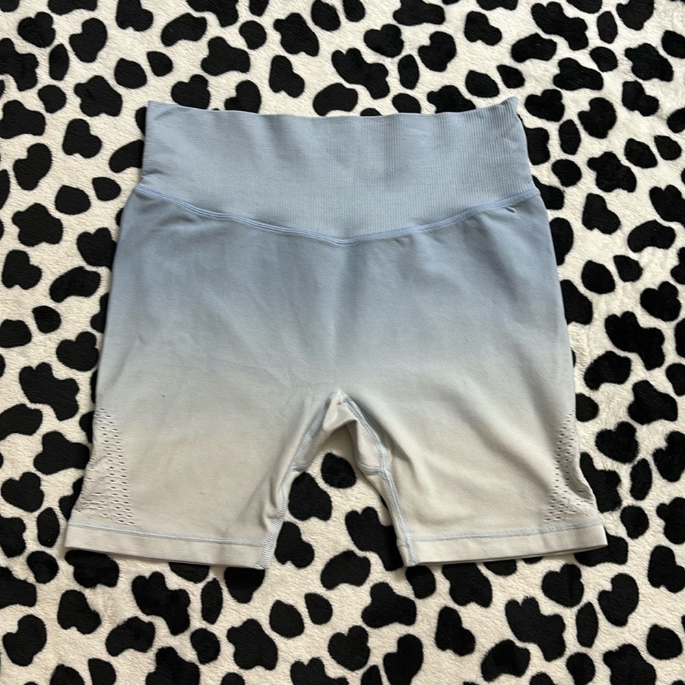 PINK SPORT BLUE OMBRÉ SHORTS